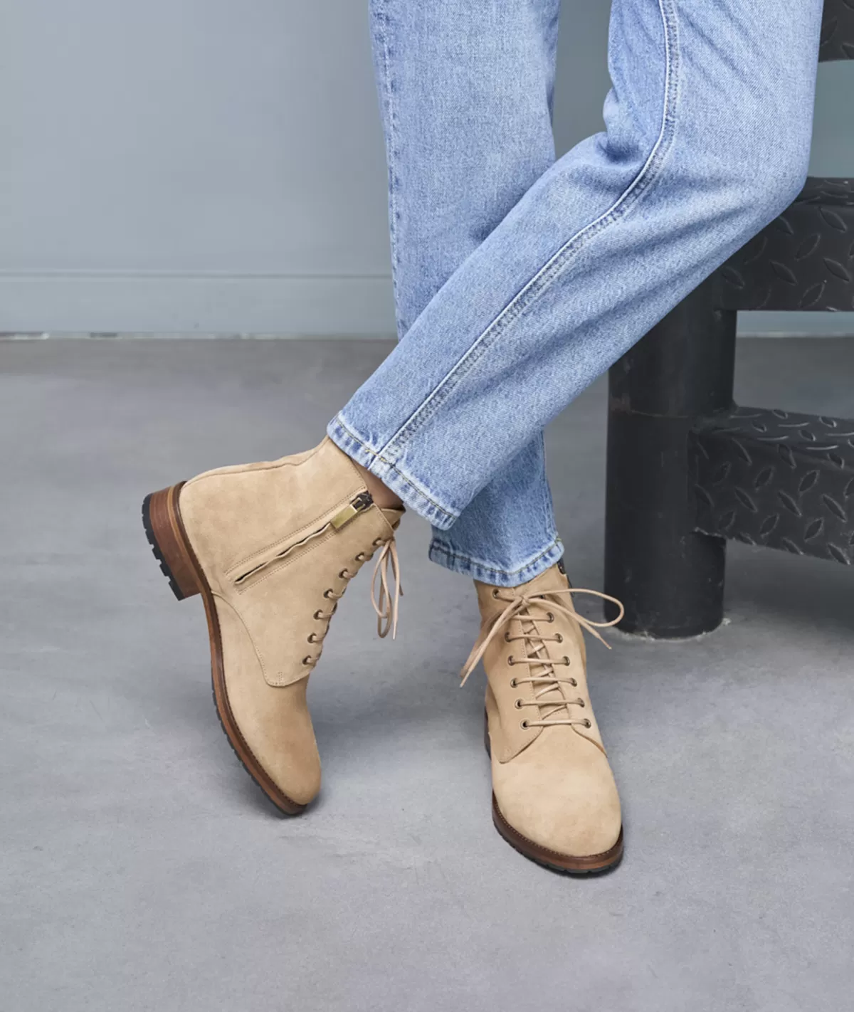 Cheap BOOTS À LACETS FEMME DAIM Femme Boots