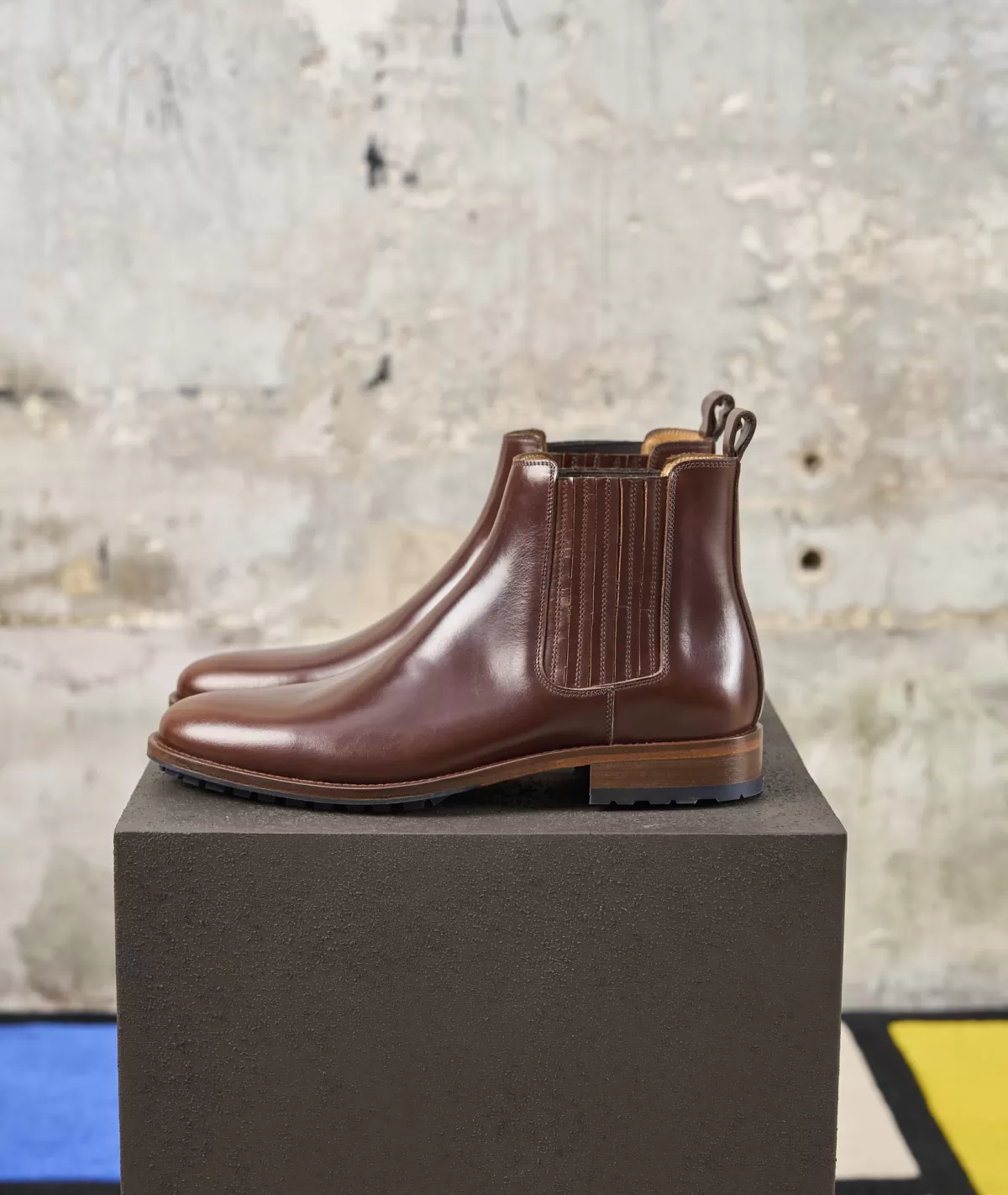 Best Sale Bottine western en cuir Homme Bottines