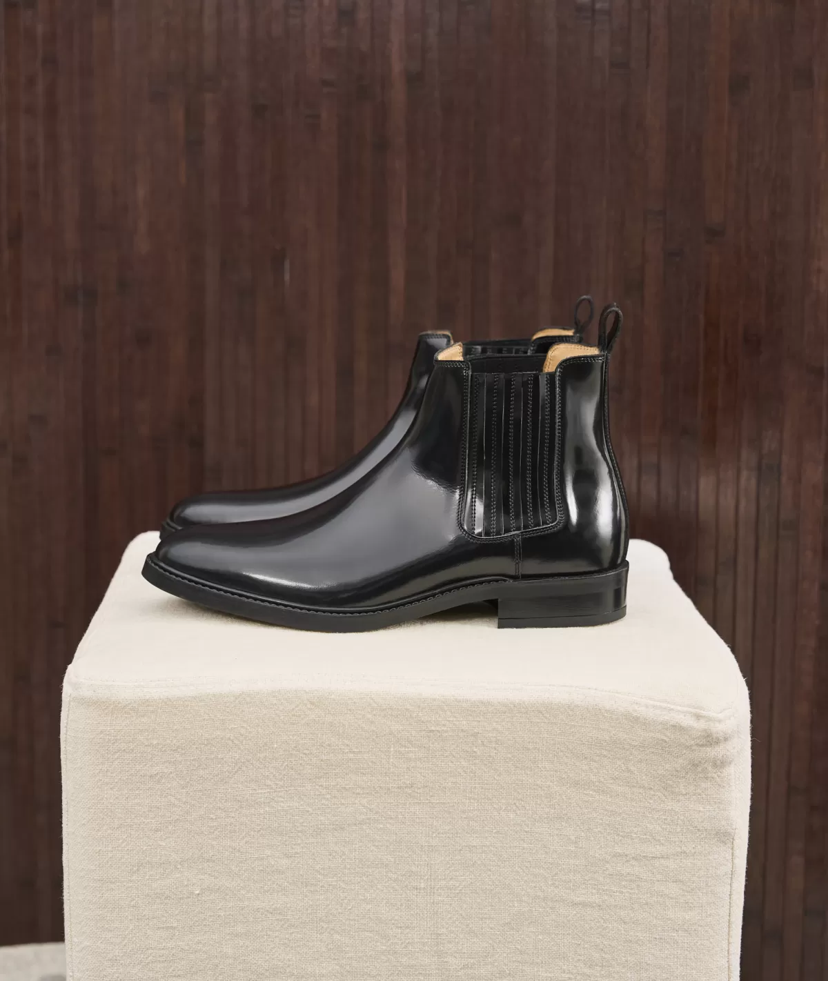Cheap Bottine western en cuir vernis Homme Bottines