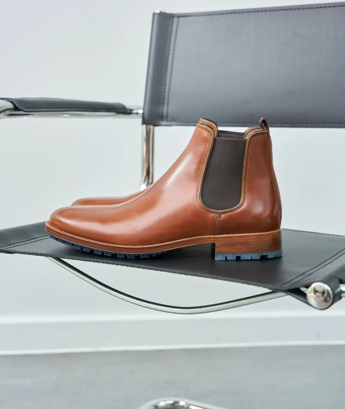 Fashion Bottines chelsea À crampons en cuir  Homme Bottines