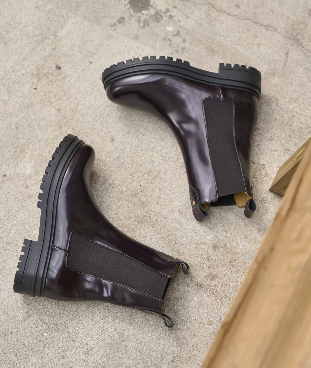 Discount BOTTINES CHELSEA en CUIR Femme Boots