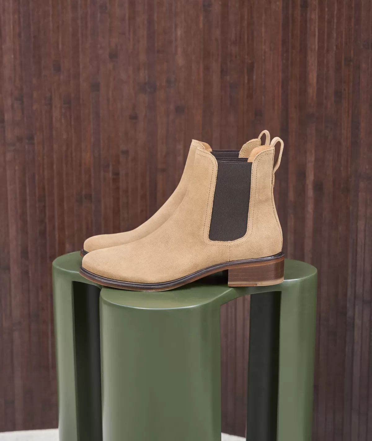 Clearance Bottines chelsea en daim Femme Boots