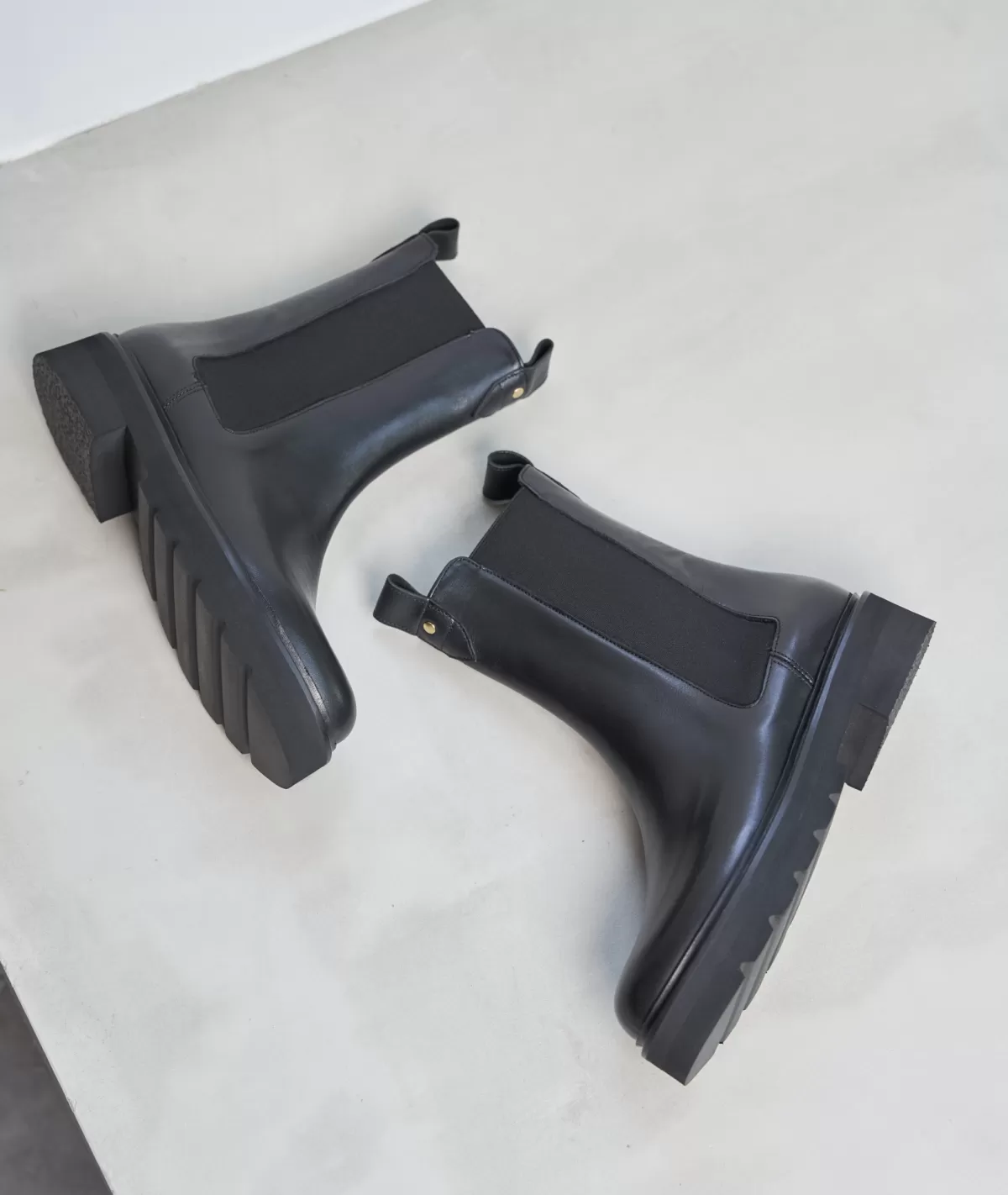 Hot BOTTINES CHELSEA FEMME CUIR Femme Boots