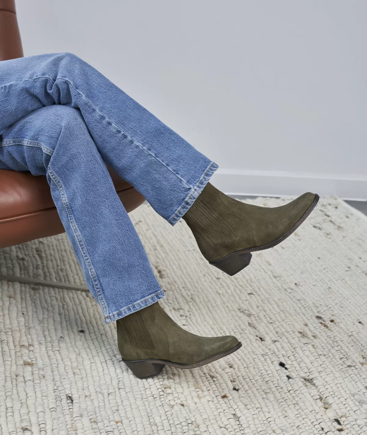 Sale BOTTINES FEMME EN DAIM Femme Boots