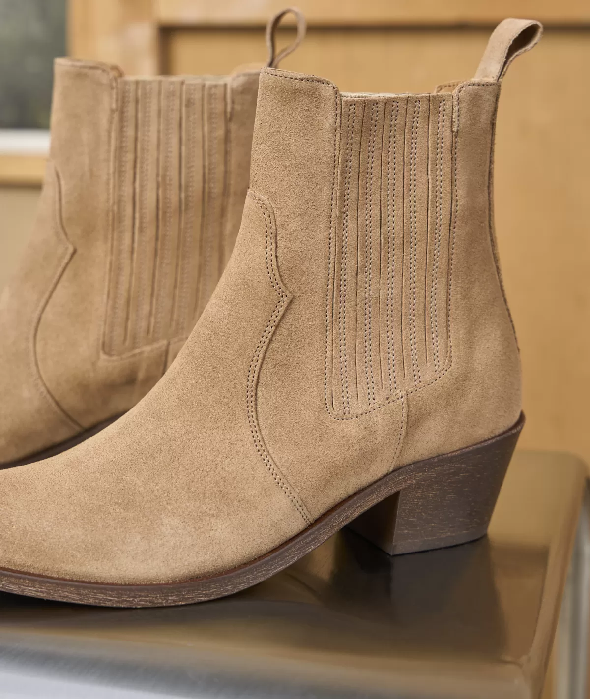 Sale BOTTINES FEMME EN DAIM Femme Boots