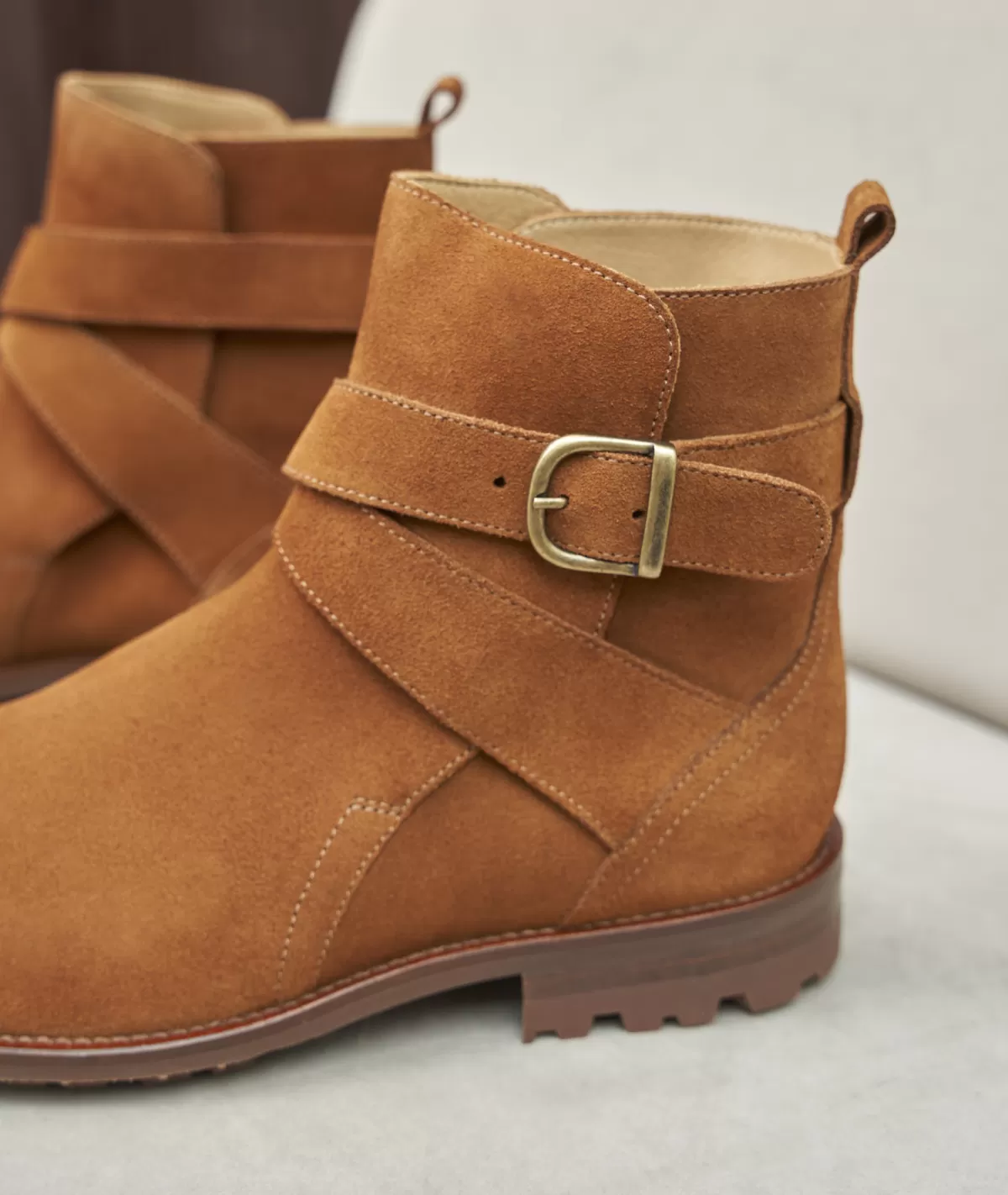 Discount Bottines Jodhpur en daim Homme Bottines