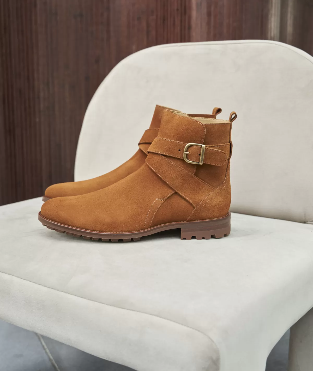 Discount Bottines Jodhpur en daim Homme Bottines