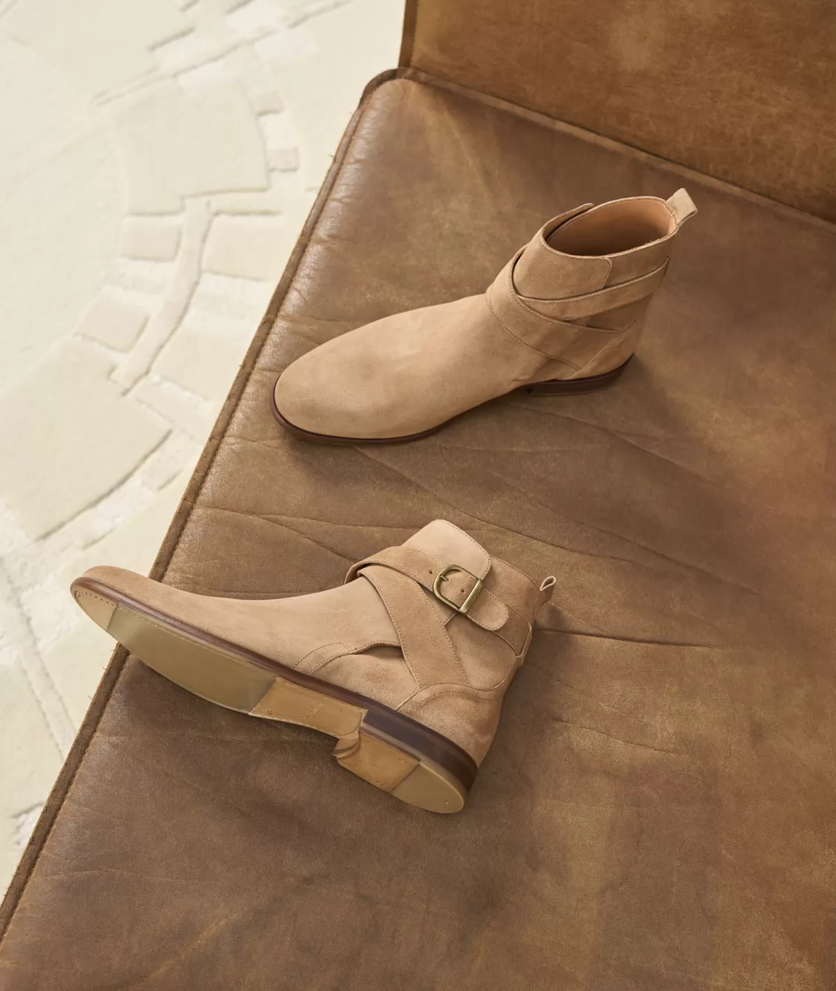 Flash Sale Bottines Jodhpur en daim Homme Bottines