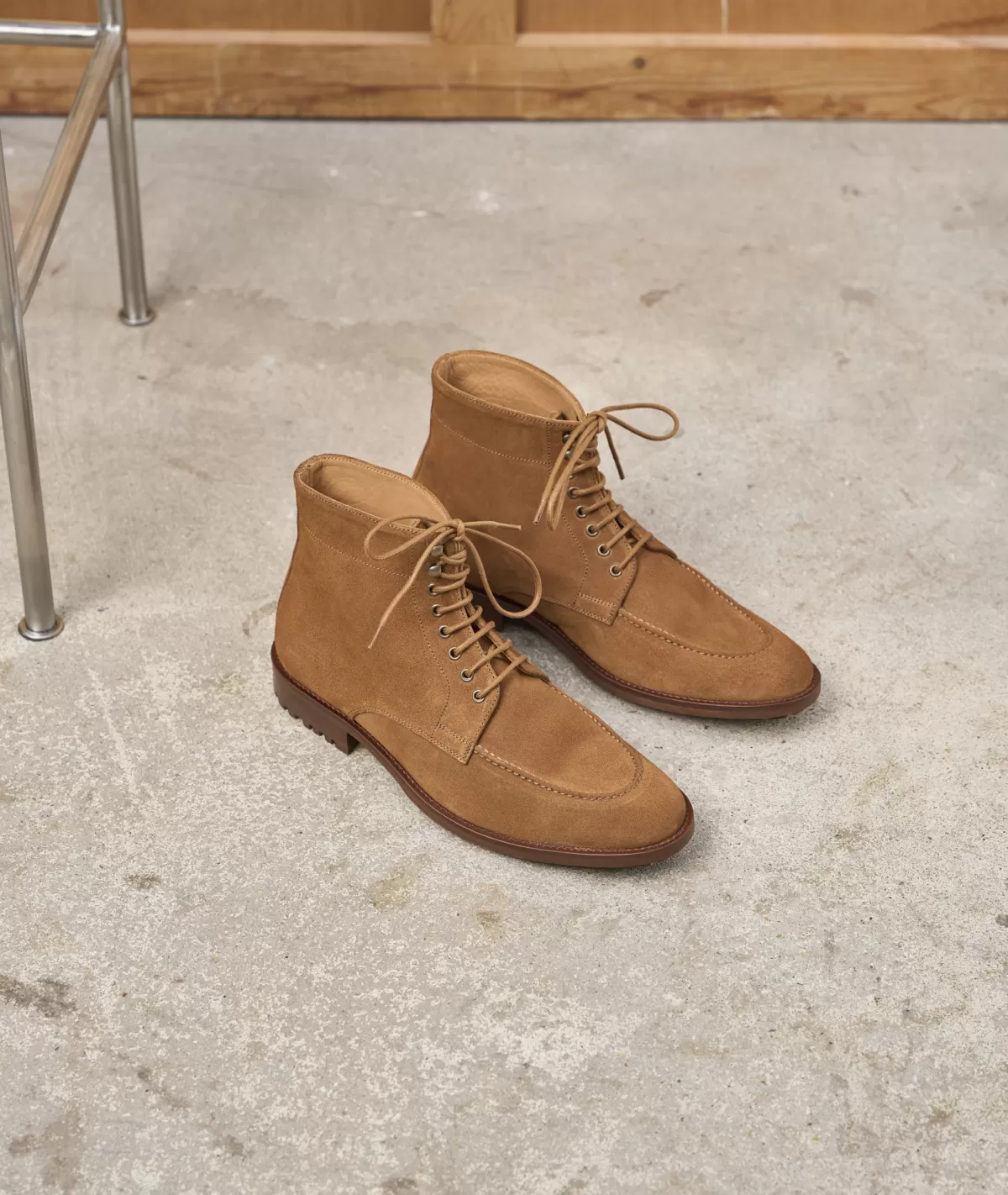 Hot Combat boots homme en daim Homme Combat Boots Homme