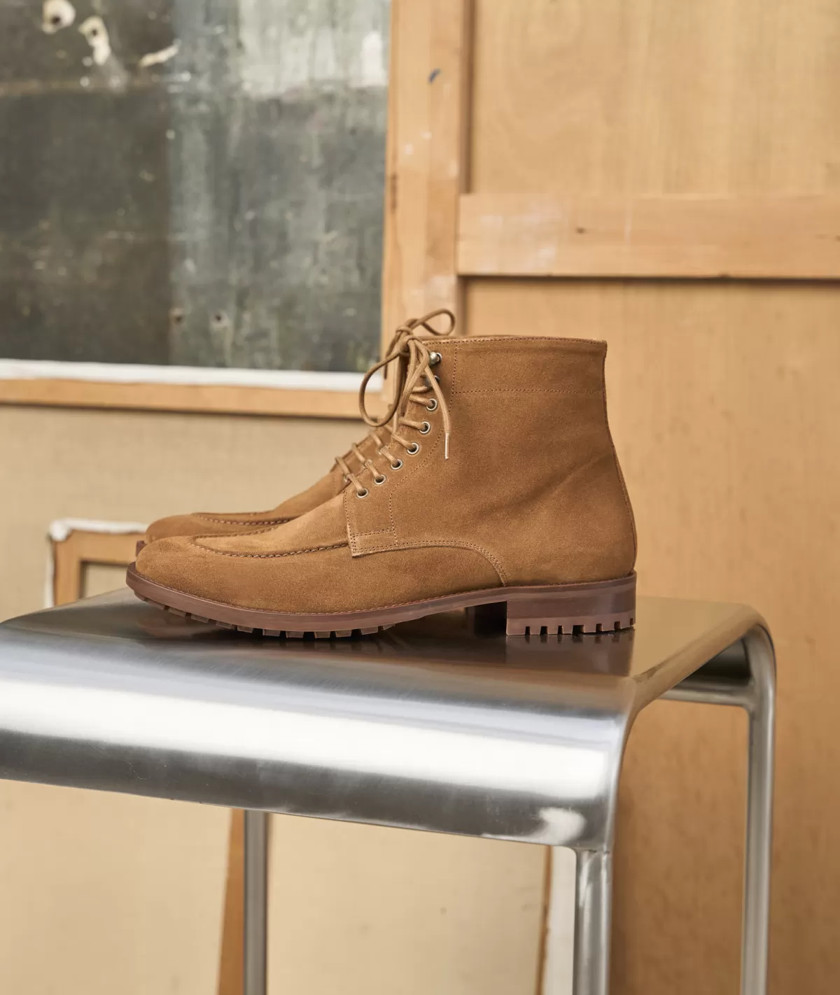 Hot Combat boots homme en daim Homme Combat Boots Homme