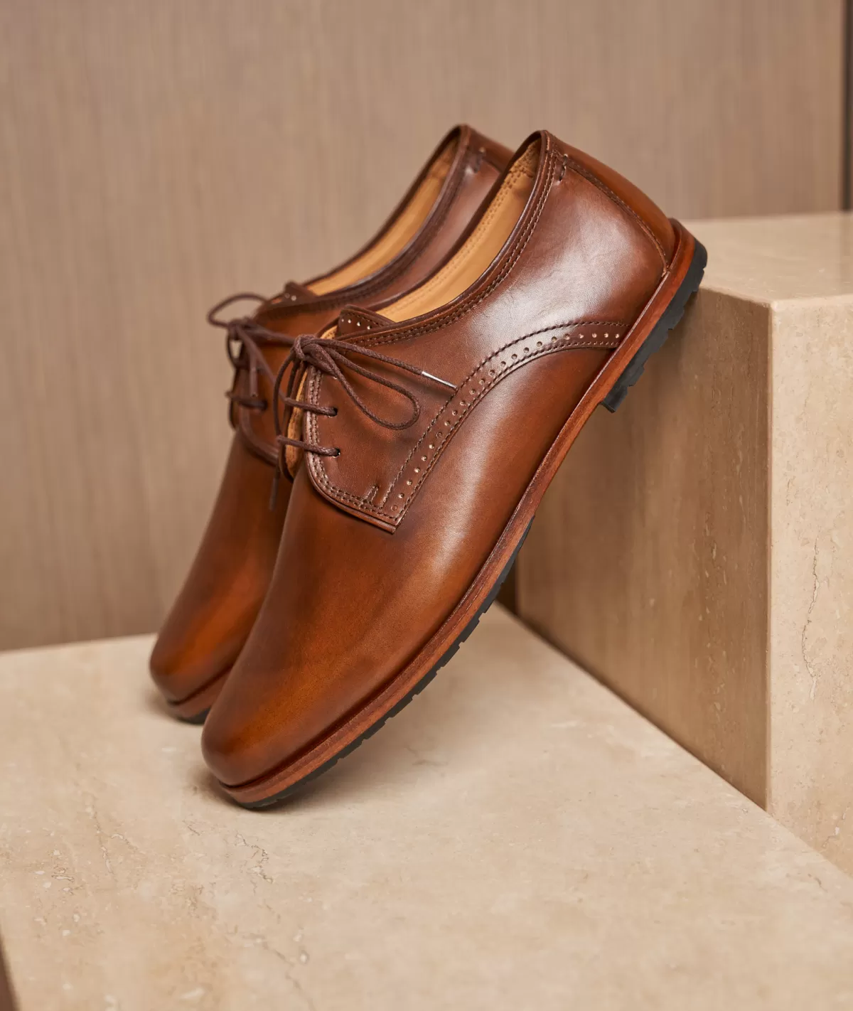 Flash Sale Derbies à crampons en cuir Homme Derbies Et Richelieu