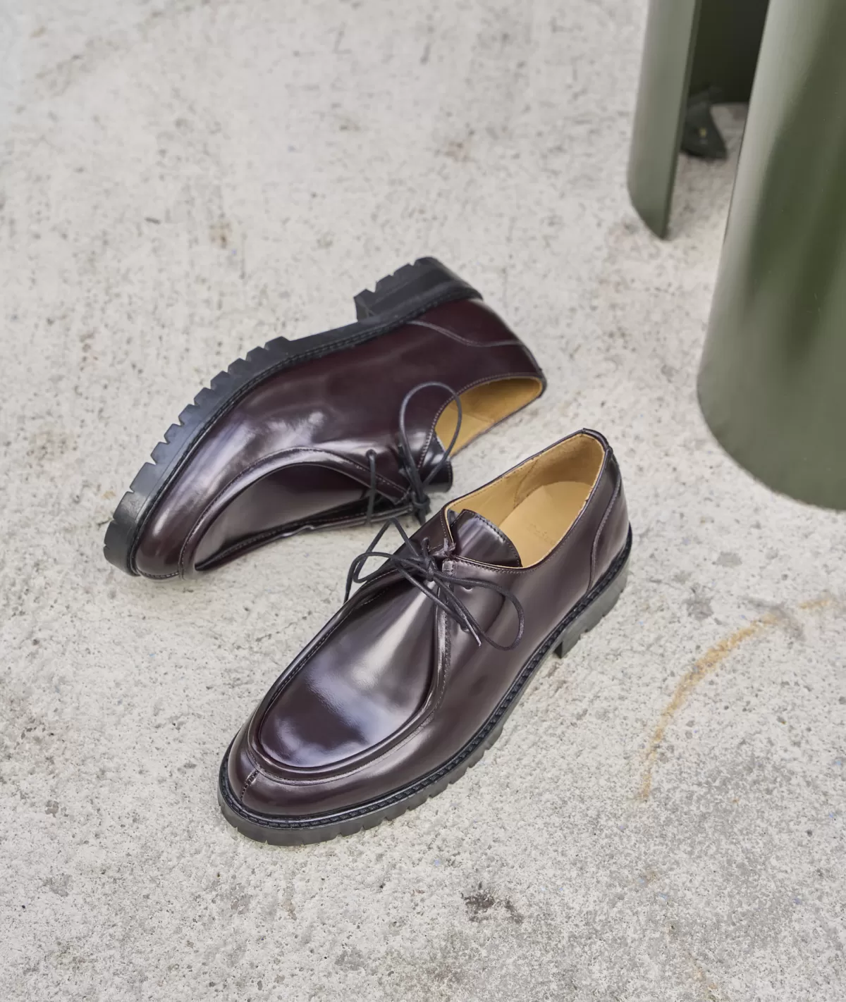 Cheap derbies en cuir Femme Mocassins Et Derbies