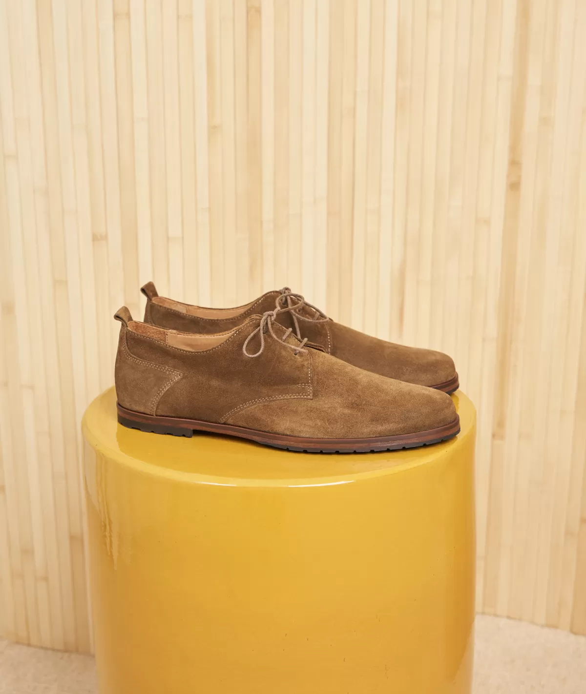 Best Sale Derbies homme en daim feuilles mortes Homme Derbies Et Richelieu