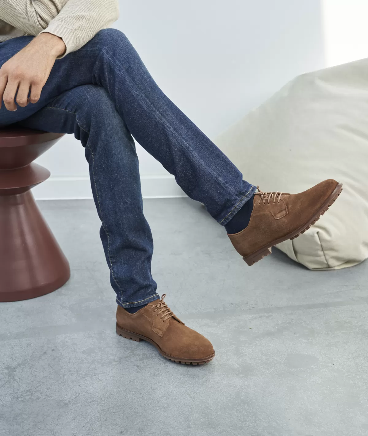 Cheap Derbies homme en daim Homme Derbies Et Richelieu