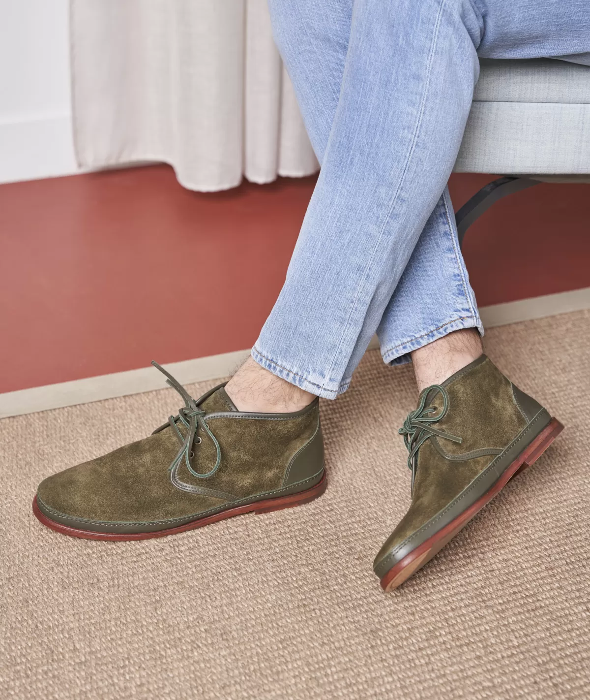 Online desert boots en daim Homme Desert Boots