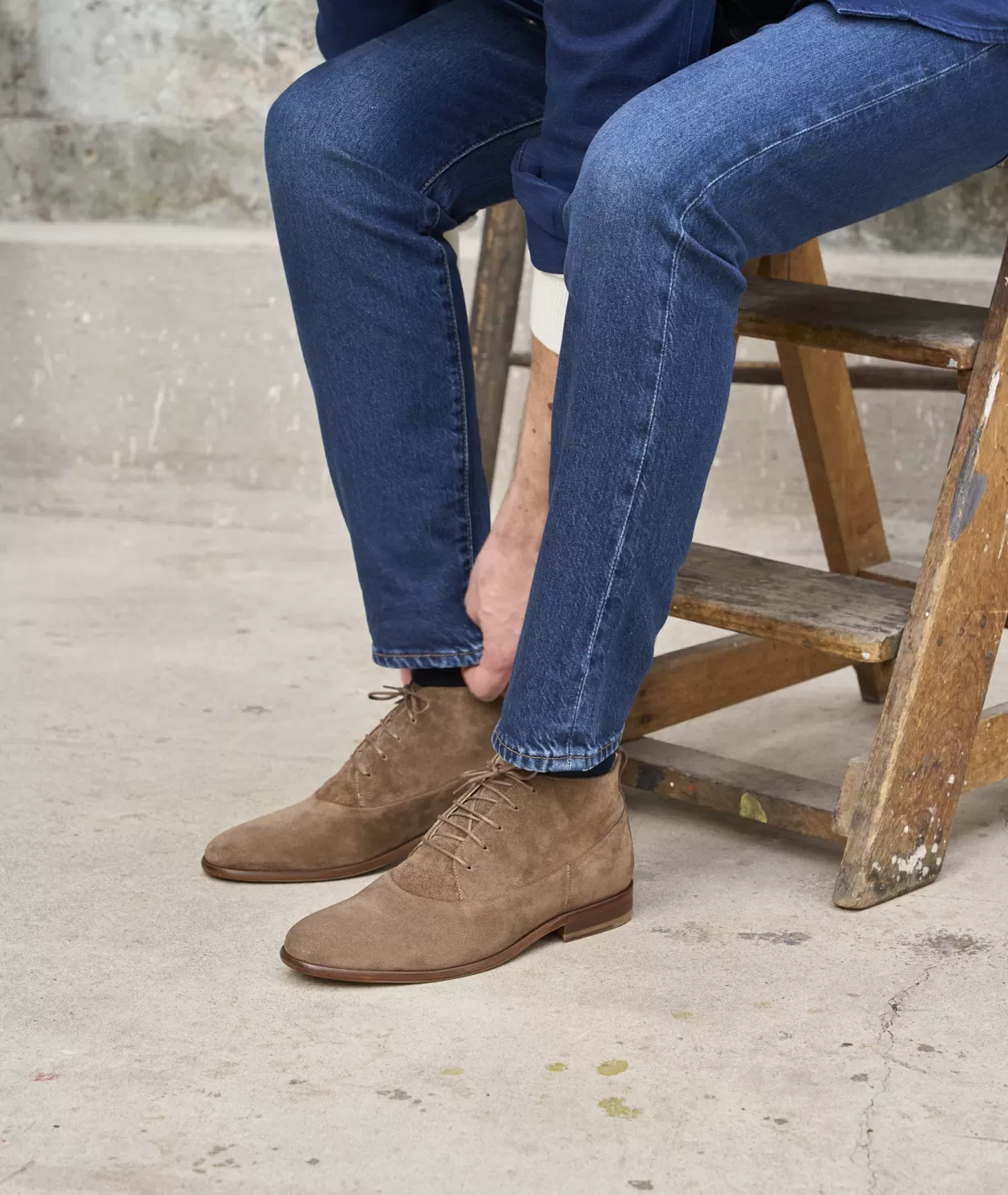 New Desert boots en daim Homme Desert Boots