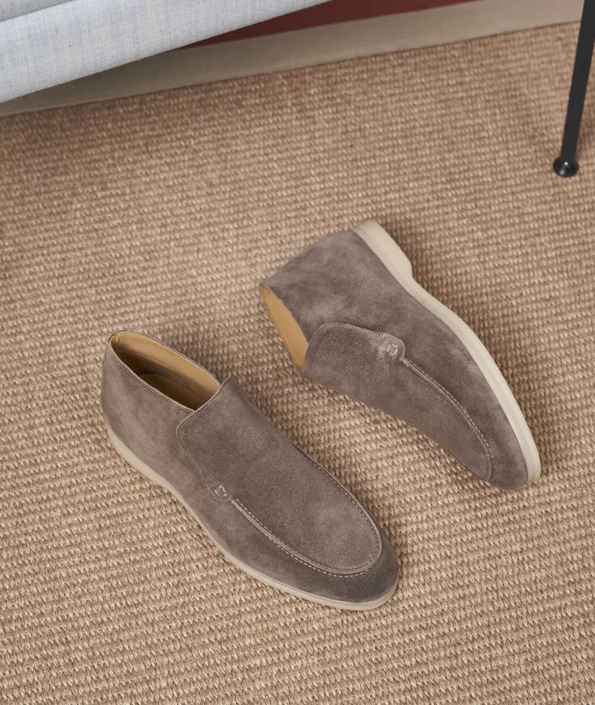Hot Desert boots en daim gris ardoise Homme Desert Boots