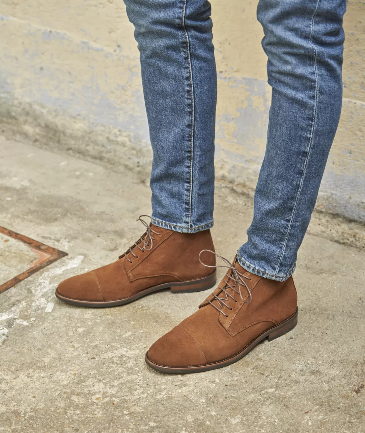Online Desert boots en daim marron Homme Desert Boots
