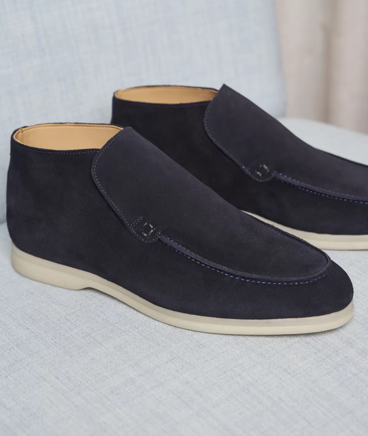 Store Desert bootshomme en daim  marine Homme Desert Boots