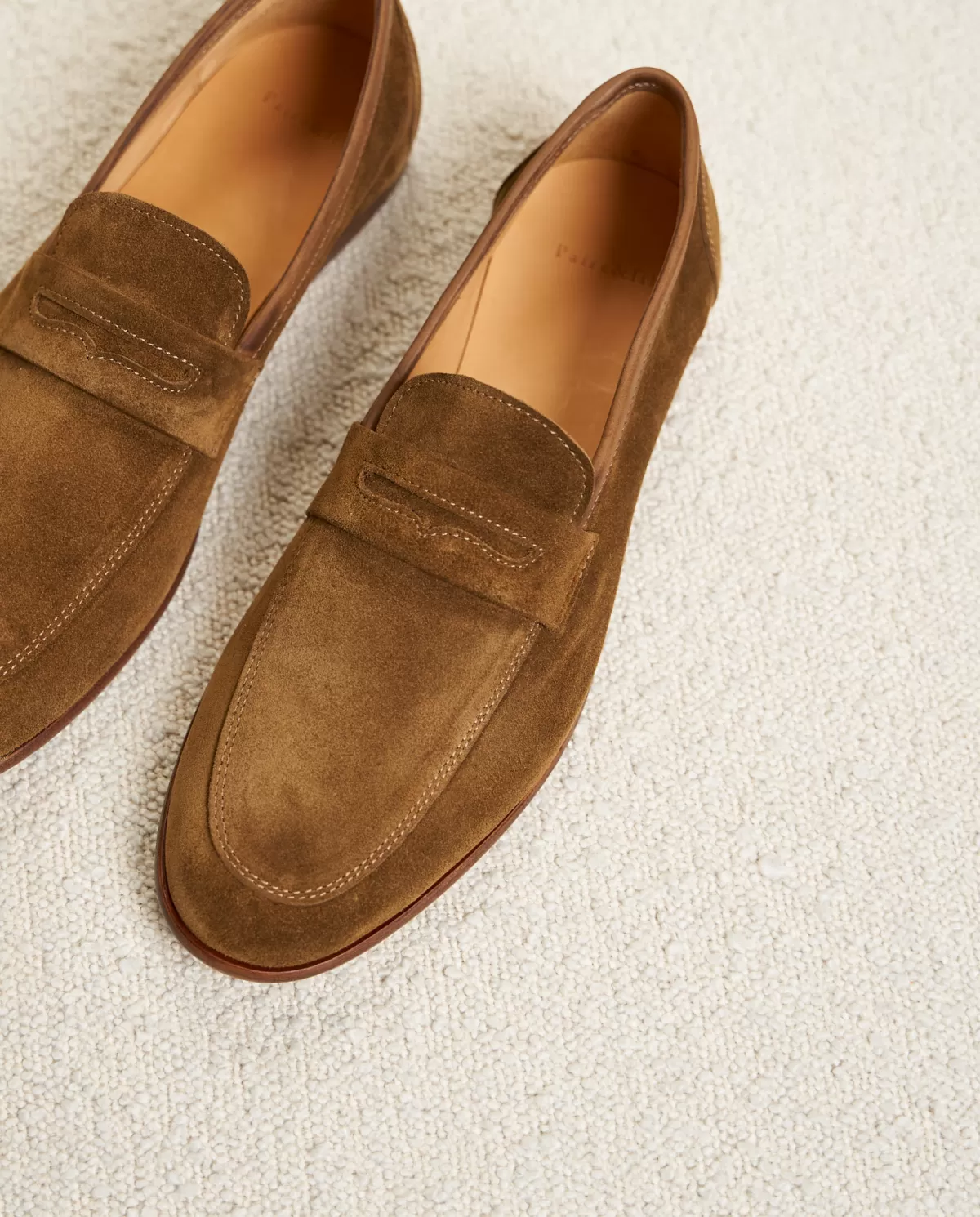 Best Mocassin en daim feuilles mortes Homme Mocassins