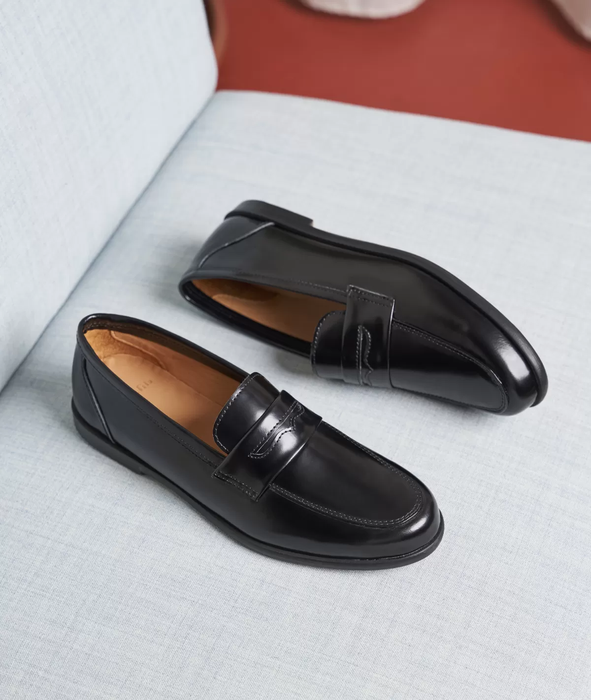 Outlet Mocassin femme en cuir vernis Femme Mocassins Et Derbies