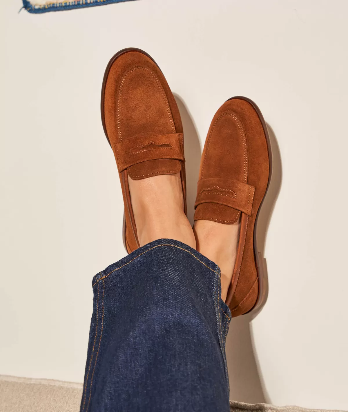 Sale Mocassin femme en daim Femme Mocassins Et Derbies