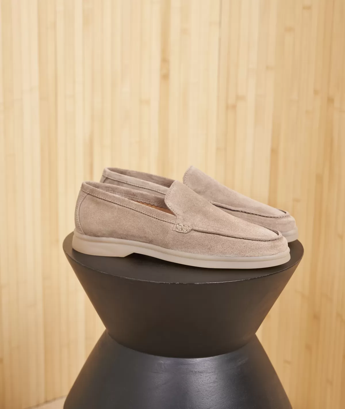 Sale Mocassin femme en daim terre d'argile Femme Mocassins Et Derbies