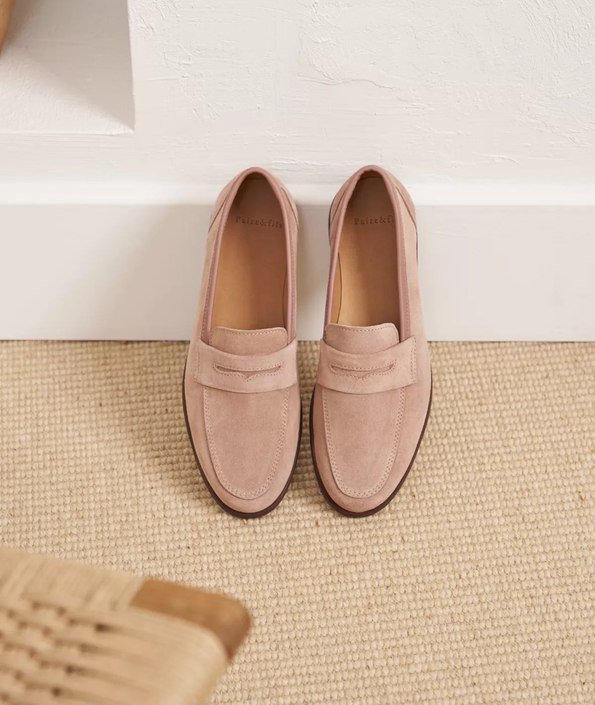 Best Mocassin femme en daim vieux rose Femme Mocassins Et Derbies