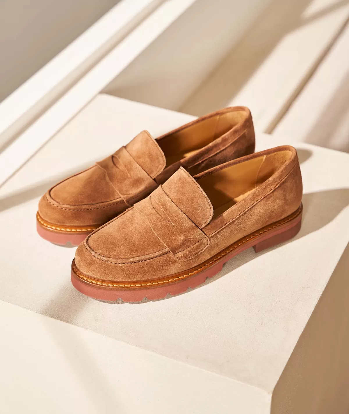 Store Mocassin femme en daimcoco Femme Mocassins Et Derbies