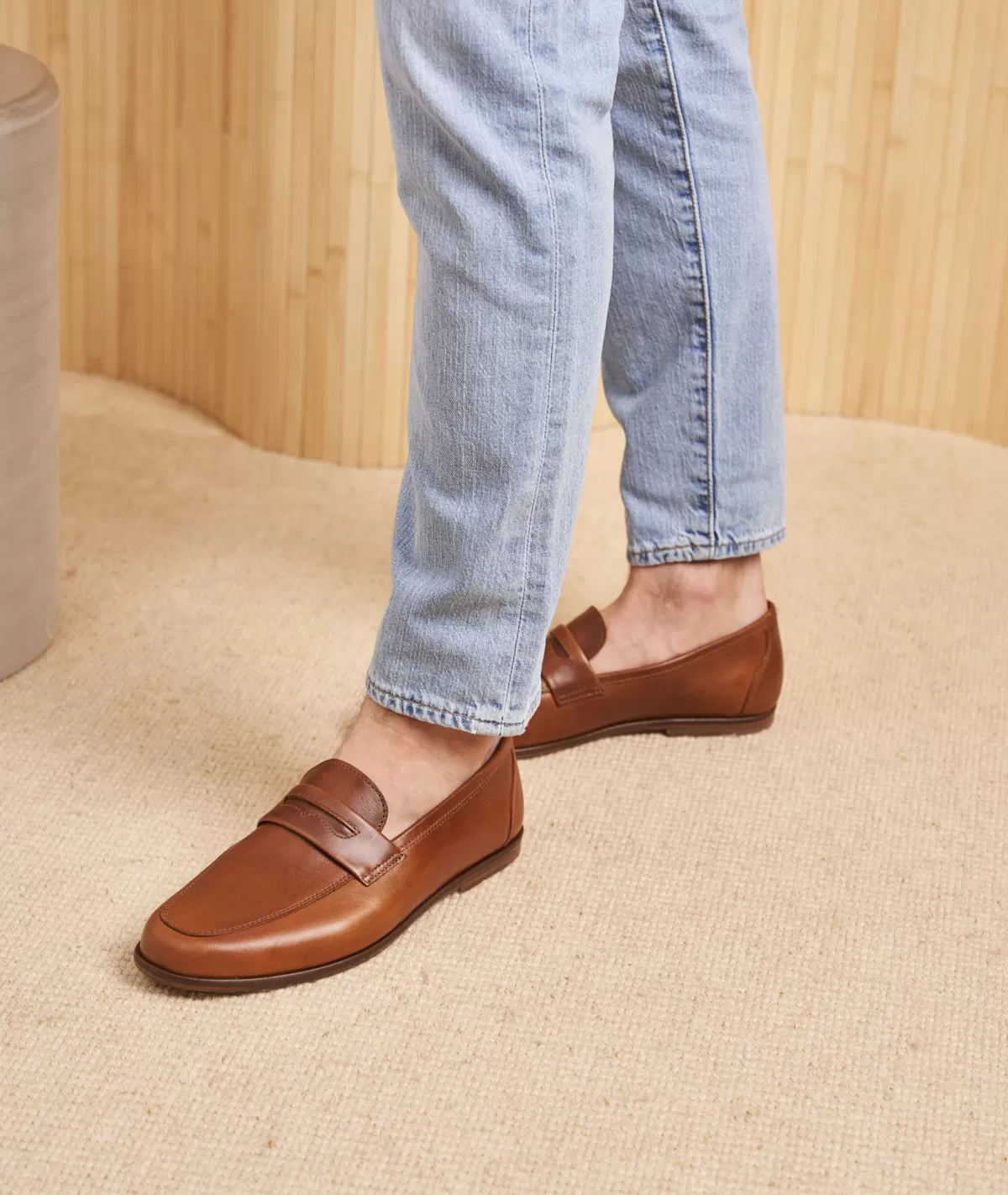 Fashion Mocassin homme en cuir Homme Mocassins