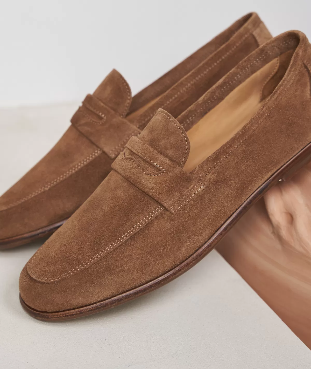 Best Mocassin homme en daim marron coco Homme Mocassins