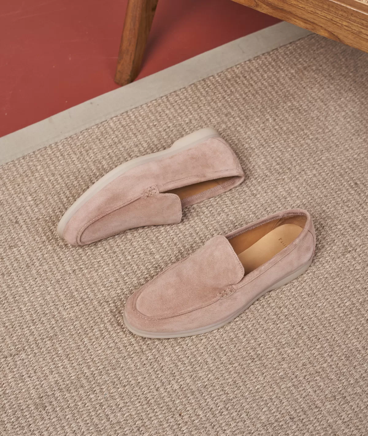 Store Mocassin homme en daim vieux Homme Mocassins