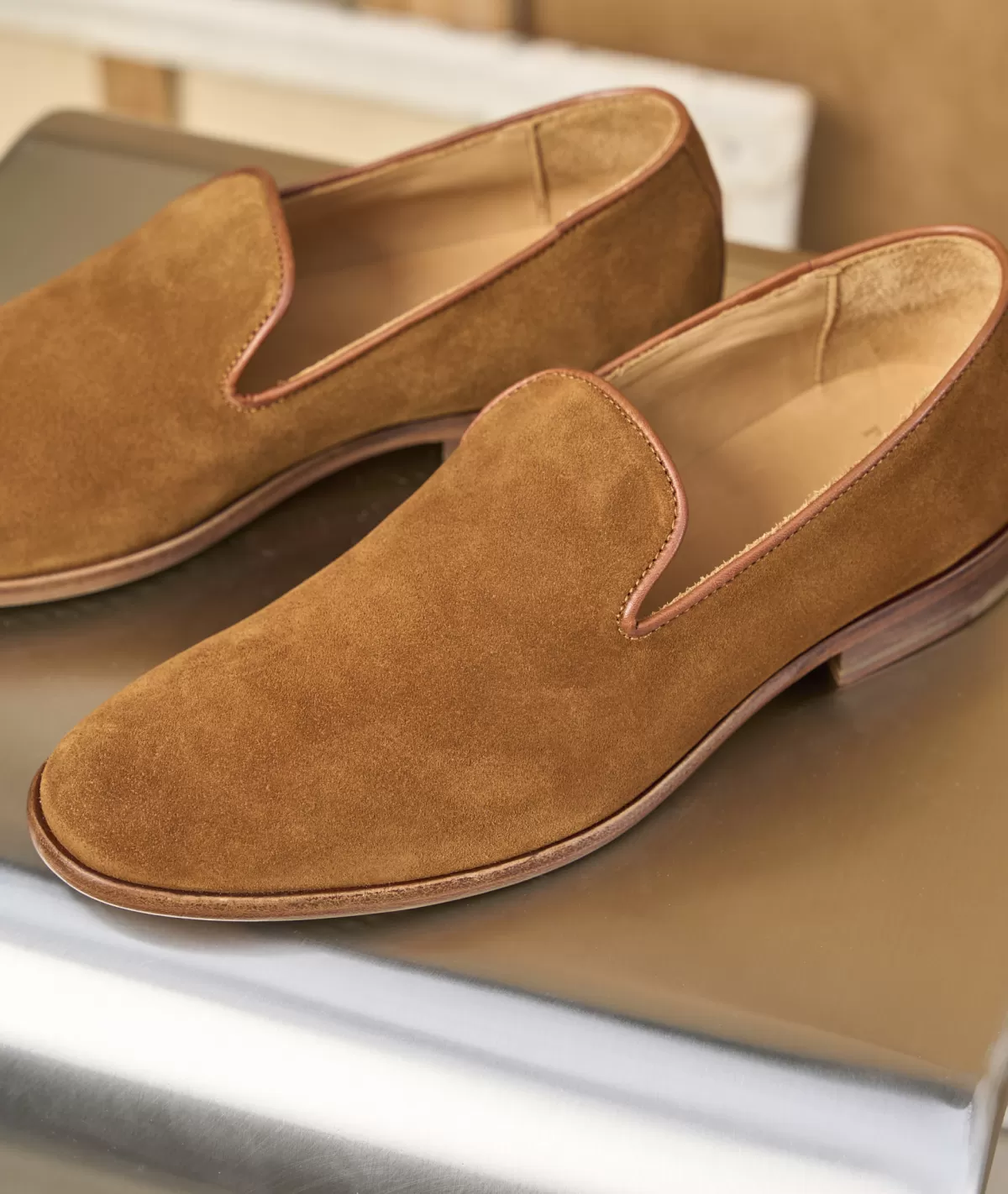 Discount Mocassin sleepers en daim Homme Mocassins