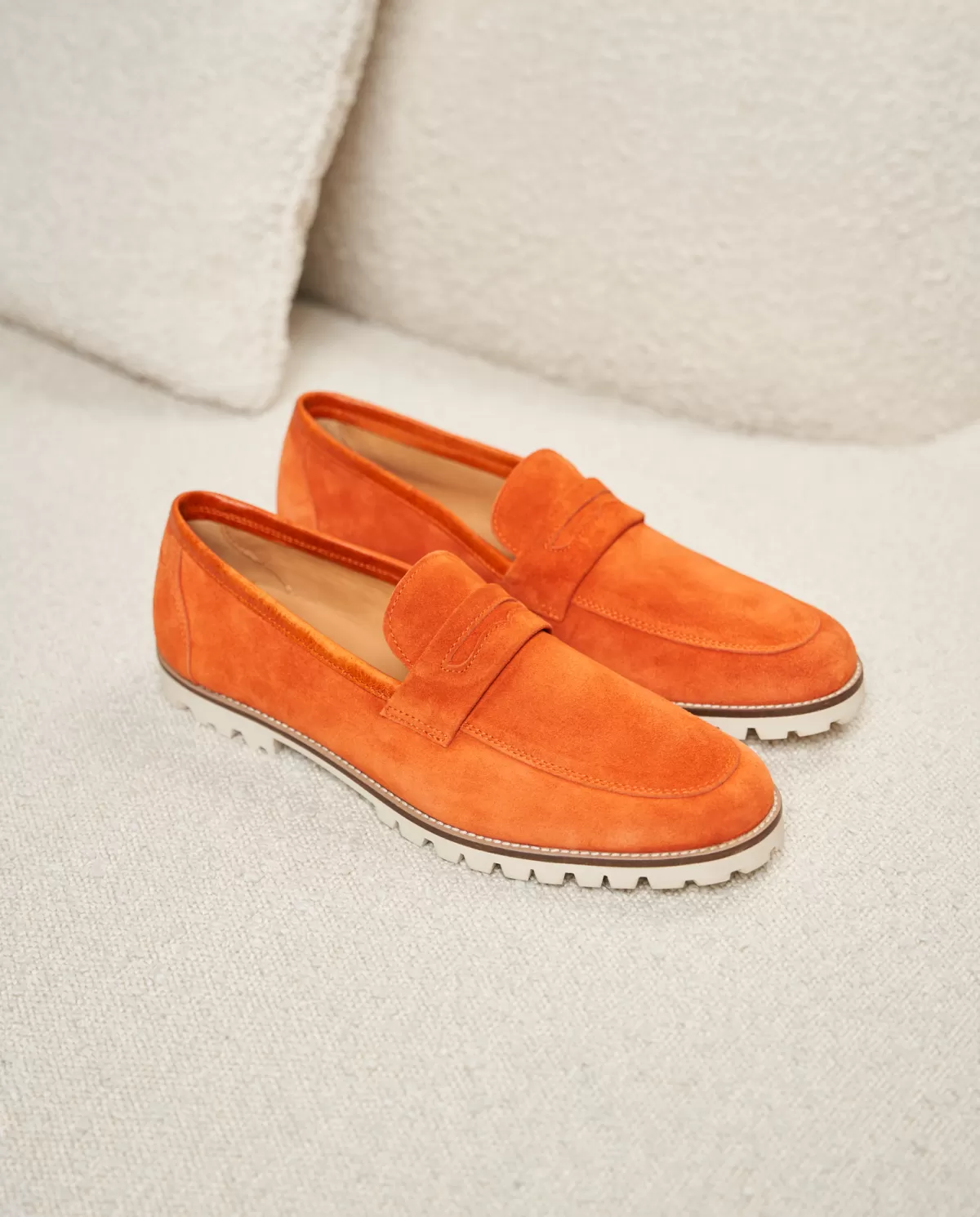 Fashion Mocassins compensés en daim  Homme Mocassins