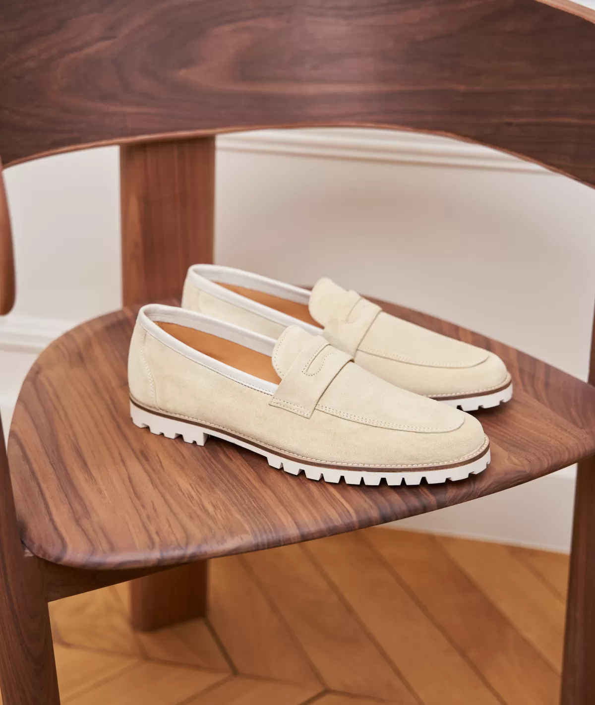 New Mocassins en daim  Homme Mocassins