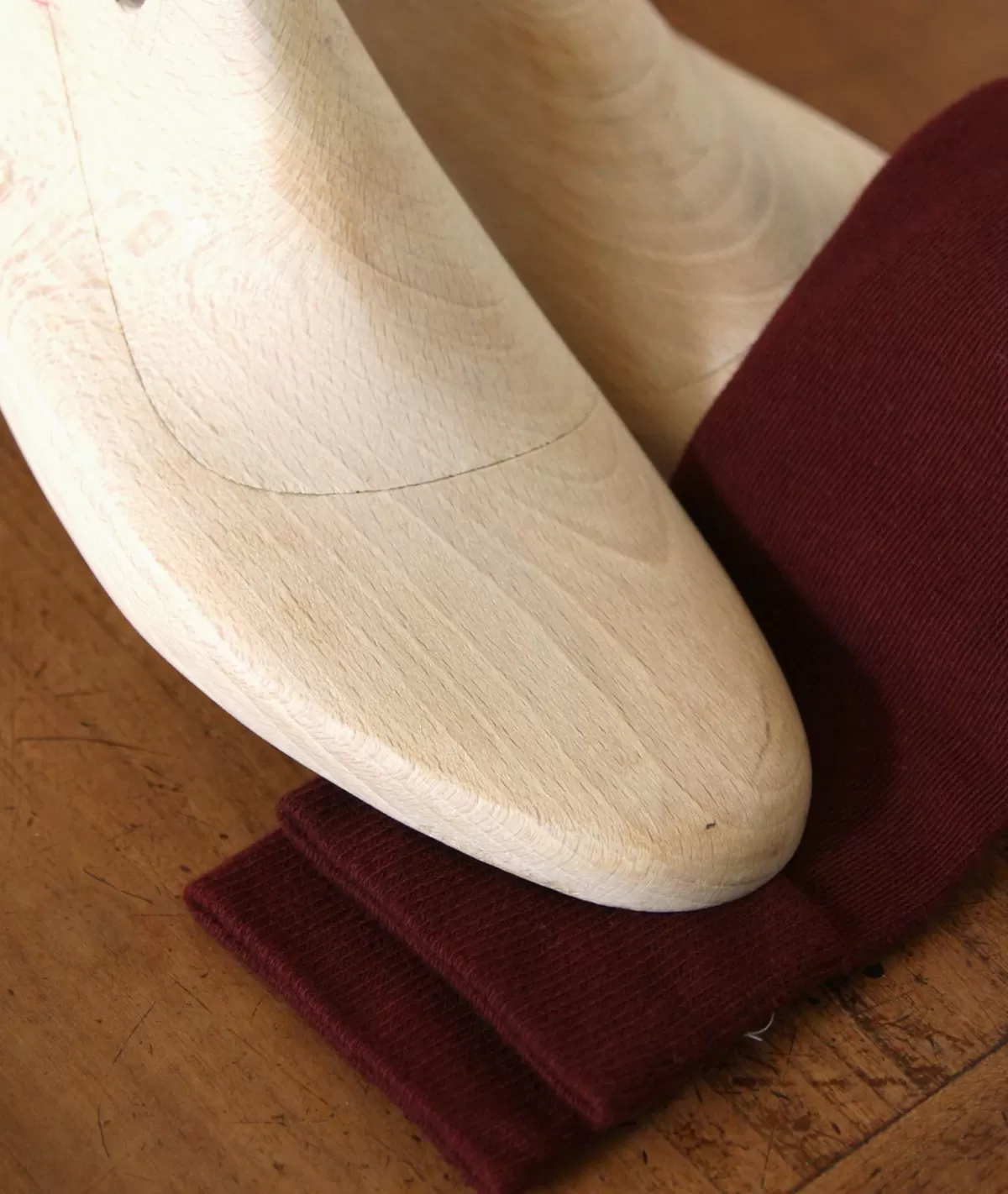 Cheap Paire de chaussettes en coton rouge Homme Chaussettes