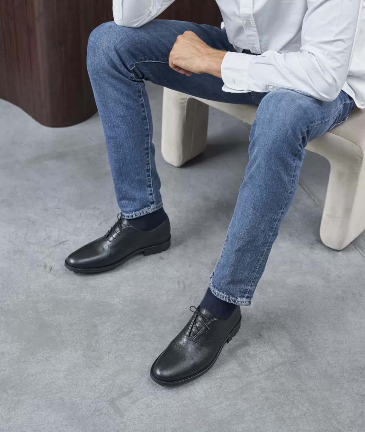 Best Richelieu homme en cuir grainé noir Homme Derbies Et Richelieu