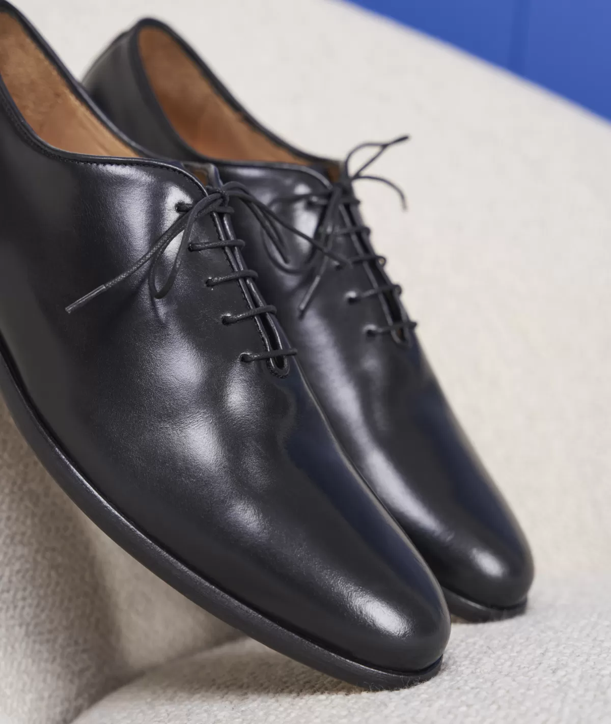 Flash Sale Richelieu homme en cuir noir Homme Derbies Et Richelieu