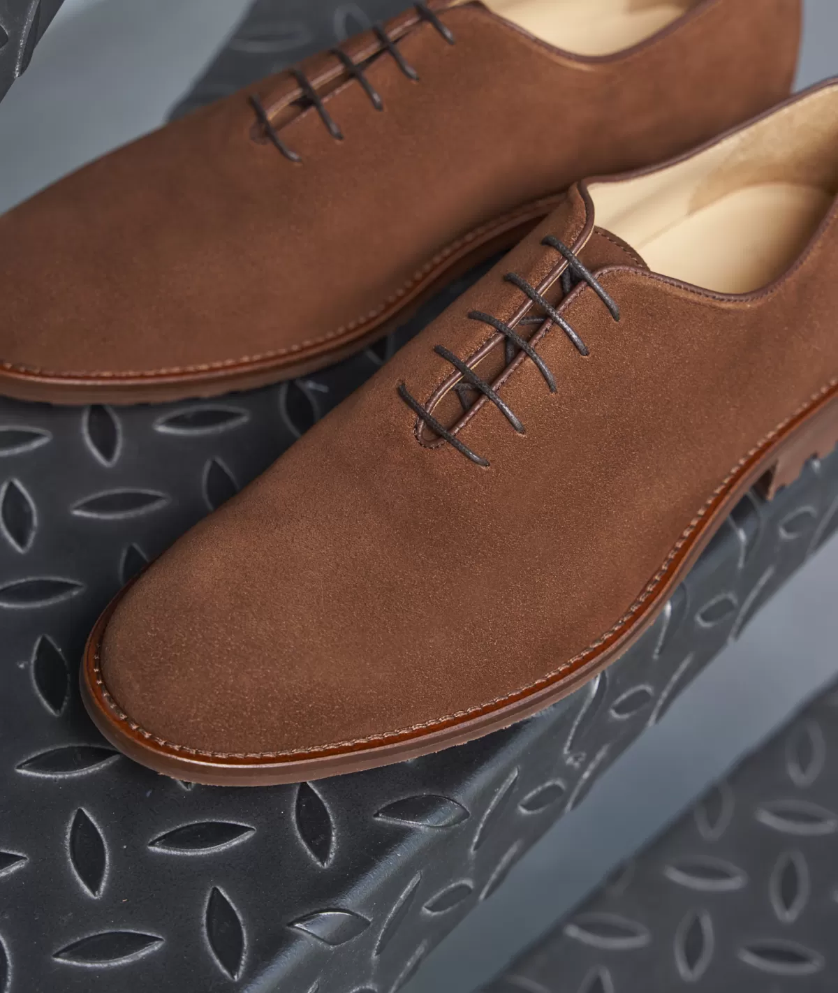 Store Richelieu homme en daim marron Homme Derbies Et Richelieu