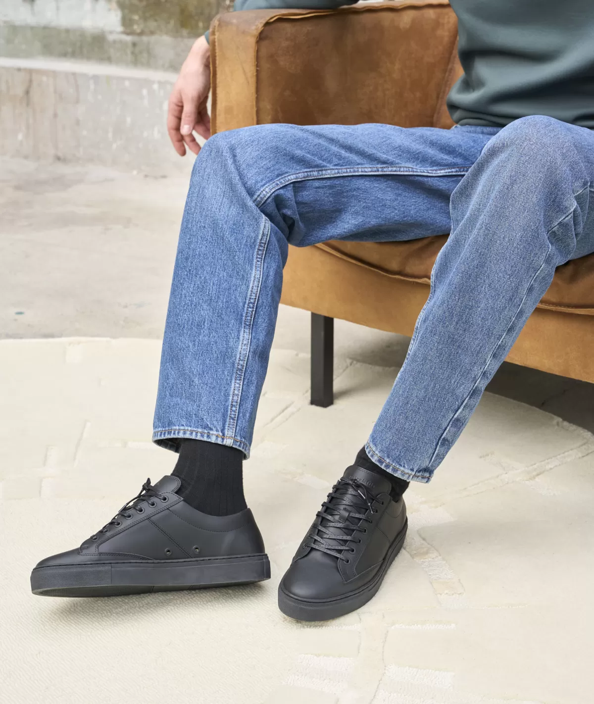 New Sneakers en cuir Homme Sneakers